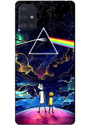 Силіконовий чохол бампер для samsung m31s з малюнком рік і морті rick and morty