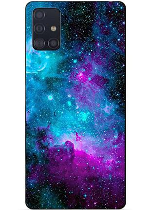 Чехол силиконовый бампер для samsung m31s с рисунком галактика космос