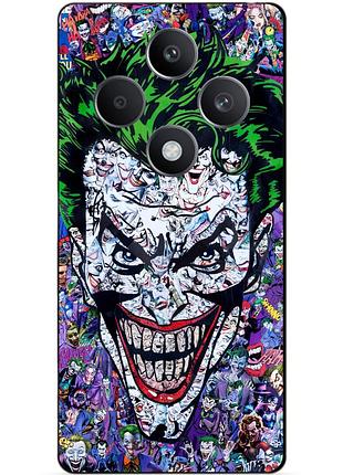 Чехол силиконовый бампер для oppo reno 12f с рисунком джокер joker