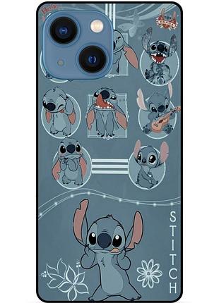 Силіконовий бампер чохол для iphone 13 з картинкою стіч stitch