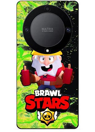 Силіконовий бампер чохол для huawei honor magic 6 lite з героєм бравл дінамайк