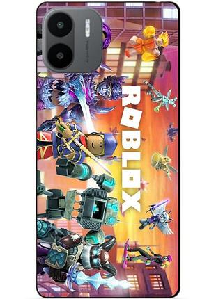 Силиконовый чехол бампер для xiaomi redmi a2 / a1 с картинкой роблокс roblox