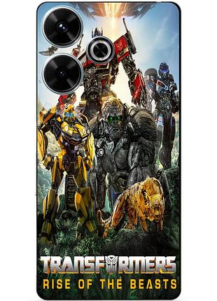 Силіконовий чохол бампер для xiaomi redmi 13 зверобати трансформери transformers