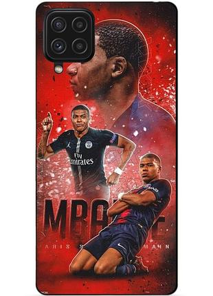 Чехол силиконовый бампер для samsung m32 с рисунком мбаппе psg mbappe