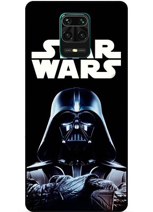 Силіконовий бампер чохол для xiaomi redmi note 9s з малюнком star wars зоряні війни дарт вейдер