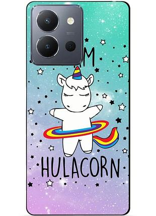 Силіконовий чохол бампер для vivo y36 з малюнком єдиноріг поні