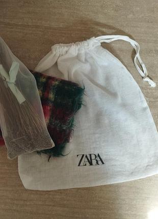 Zara, испания тканевый мешок мешочек пыльник чехол пакет, для хранение подарок упаковка 31×35см