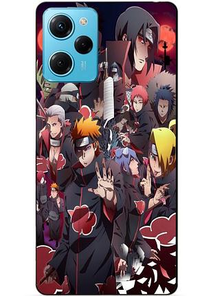 Силиконовый чехол бампер для xiaomi redmi note 12 pro speed edition с рисунком наруто naruto аниме