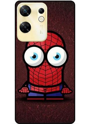 Чехол силиконовый бампер для infinix zero 30 4g с рисунком миньон человек паук spider man