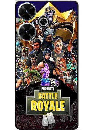 Силіконовий чохол бампер для infinix hot 30 (x6831) з малюнком фортнайт fortnite