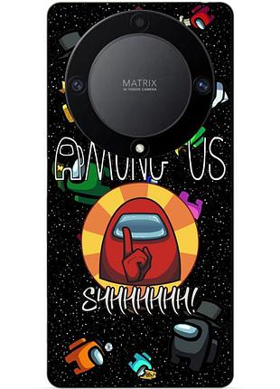 Силіконовий чохол бампер для huawei honor magic 6 lite з малюнком among us амонг ас