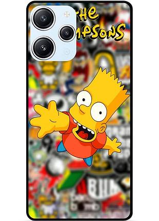 Силіконовий чохол бампер для xiaomi redmi 12 з малюнком стикери гравіті фолз футурама маріо