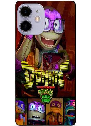 Силиконовый чехол бампер для iphone 11 с рисунком донни donnie черепашки ниндзя