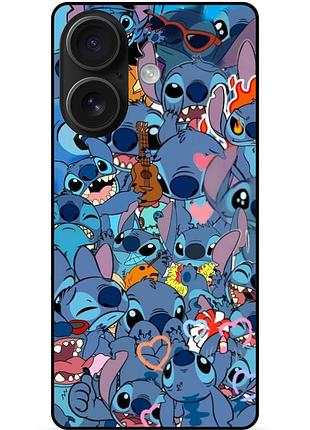 Силіконовий бампер чохол для iphone 16 plus стіч stitch