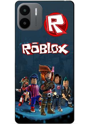 Силиконовый чехол бампер для xiaomi redmi a2 / a1 с рисунком roblox роблокс