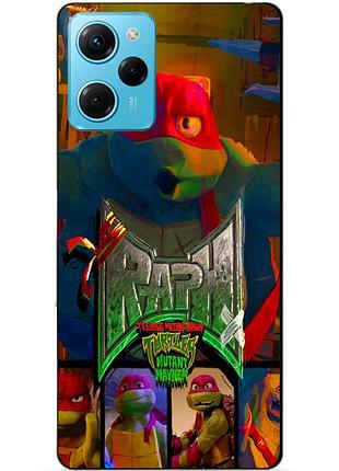 Силіконовий чохол бампер для xiaomi redmi note 12 pro speed edition з малюнком раф raph черепашки ніндзя
