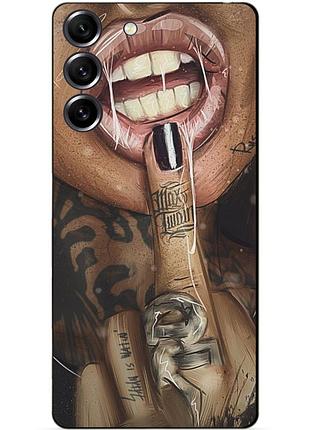 Силіконовий чохол бампер для samsung s23 plus з малюнком swag