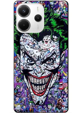 Чехол силиконовый бампер для xiaomi redmi note 14 с рисунком джокер joker