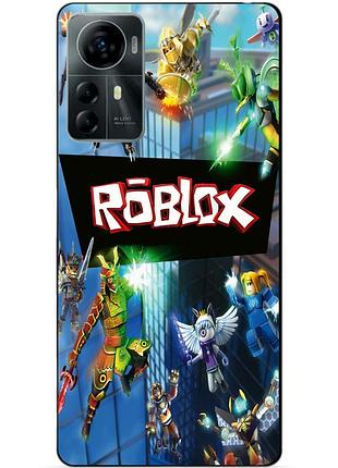 Силіконовий чохол бампер для zte blade a72s з картинкою roblox роблокс