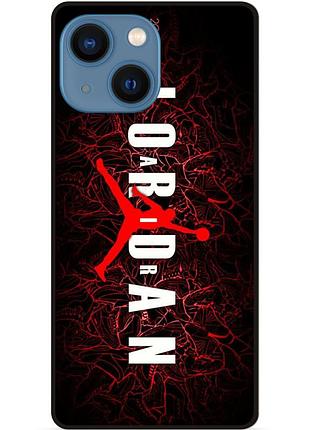 Силіконовий чохол бампер для iphone 15 з малюнком jordan джордан