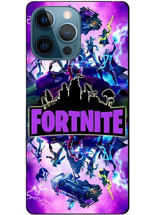 Силіконовий чохол бампер для iphone 14 pro max з малюнком fortnite marvel фортнайт марвел