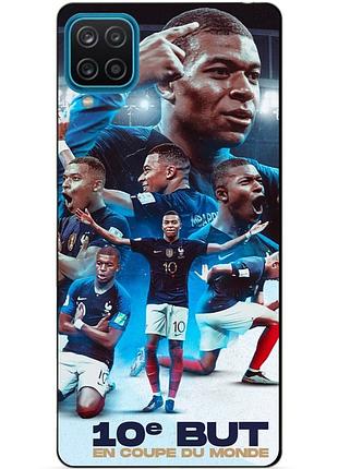 Силіконовий бампер чохол для samsung a22 з малюнком мбаппе франція mbappe