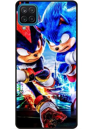 Силиконовый чехол бампер для samsung a22 с картинкой соник sonik шэдоу