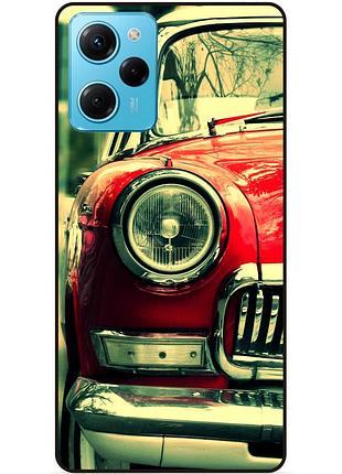 Силіконовий чохол бампер для xiaomi redmi note 12 pro speed edition з малюнком ретро-авто chevrolet машина