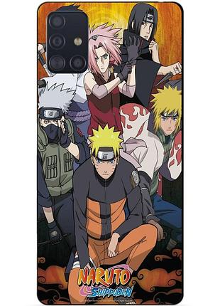Чехол силиконовый бампер для samsung m31s с рисунком naruto наруто аниме