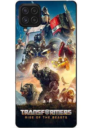 Чехол силиконовый бампер для samsung m53 5g с картинкой звероботы трансформеры transformers