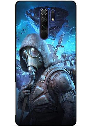 Силіконовий бампер чохол для xiaomi redmi 9 з малюнком stalker сталкер