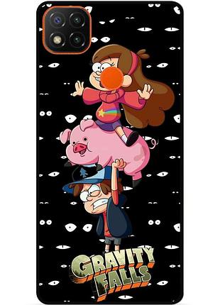 Силіконовий чохол бампер для xiaomi redmi 9c з малюнком гравіті фолз gravity falls