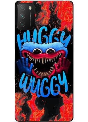 Силіконовий чохол бампер для xiaomi poco m3 з малюнком хаггі вагі huggy wuggy