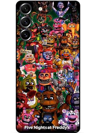 Силіконовий бампер чохол для samsung s23 з малюнком аніматроніки freddy фредді