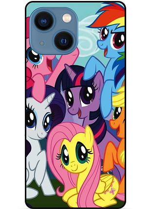 Силіконовий бампер чохол для iphone 15 plus з малюнком мій маленький поні my little pony