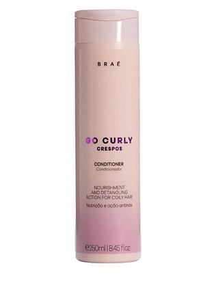 Brae go curly crespos conditioner – кондиціонер для кучерявого волосся, 250 мл