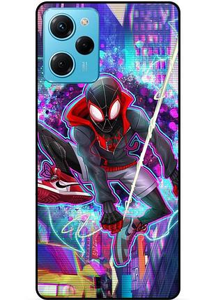 Силіконовий чохол бампер для xiaomi redmi note 12 pro speed edition з картинкою spider man людина-павук