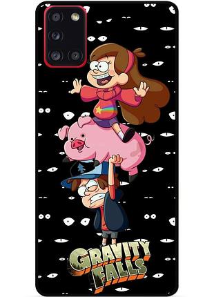 Силіконовий чохол бампер для zte blade a31 з малюнком гравіті фолз gravity falls