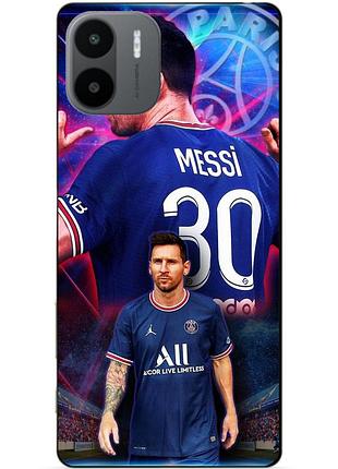 Силиконовый чехол бампер для xiaomi redmi a2 / a1 с рисунком месси псж messi