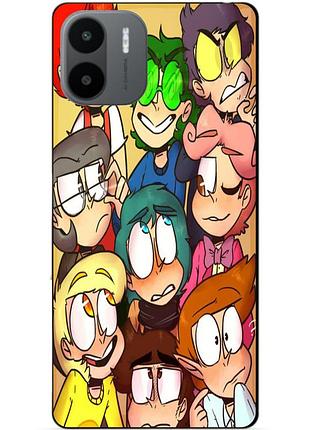 Силиконовый чехол бампер для xiaomi redmi a2 / a1 с рисунком 13 карт