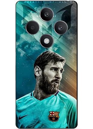 Силіконовий чохол бампер для oppo reno 12fs з малюнком leo messi мессі
