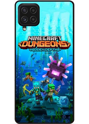 Чехол силиконовый бампер для huawei p40 lite с рисунком майнкрафт minecraft