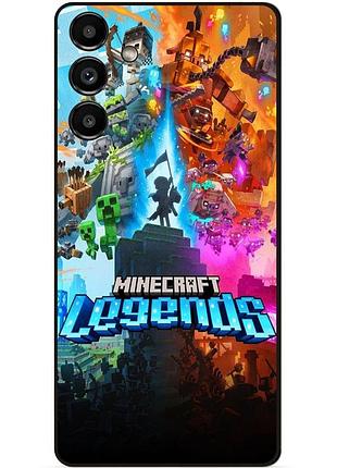 Силиконовый бампер чехол для samsung s20 fe с картинкой minecraft майнкрафт