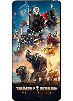 Силіконовий чохол бампер для zte nubia focus pro з картинкою звіробої трансформери transformers