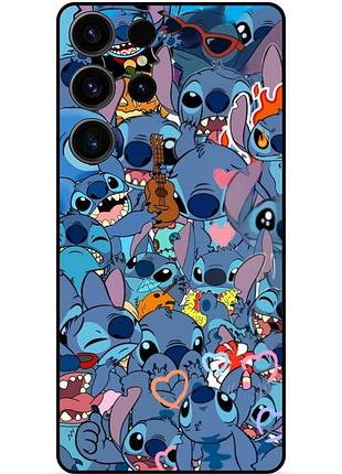 Силіконовий бампер чохол для samsung s23 ultra стіч stitch