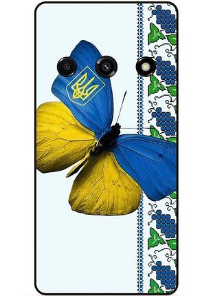 Чехол силиконовый бампер для xiaomi redmi a3 с рисунком бабочка украина мотылек