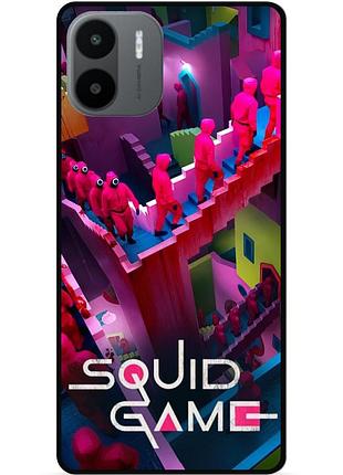 Силиконовый чехол для xiaomi redmi a2 игра в кальмара