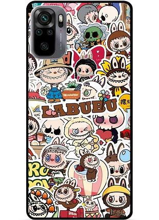 Силіконовий бампер чохол для xiaomi redmi note 10 з малюнком лабубу labubu