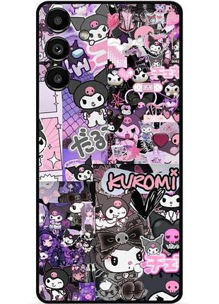 Силіконовий бампер чохол для samsung s21 з малюнком kuromi куроми
