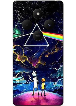 Силіконовий чохол бампер для xiaomi redmi 14c з малюнком рік і морті rick and morty